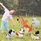 6-Piece Walking Animal Balloon Set - Life-Size Dog and Cat Mylar Foil Balloons - Realistic Walking Pet Decorations for Puppy Birthdays, Kitten Theme Parties, and Animal Lovers' Events